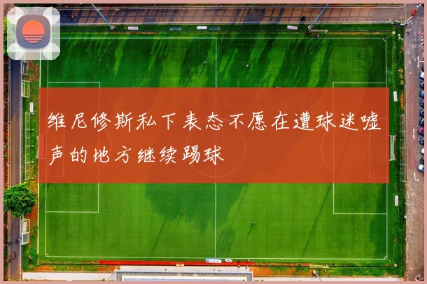 维尼修斯私下表态不愿在遭球迷嘘声的地方继续踢球