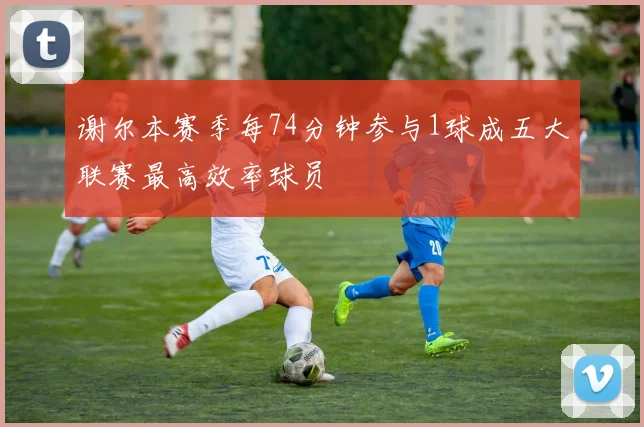 谢尔本赛季每74分钟参与1球成五大联赛最高效率球员